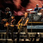 Bruce Springsteen con algunos de los músicos de la E Street Band el 14 de mayo de 2016.