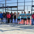 Rosselló inaugura una pista de pádbol, una fusión de pádel y fútbol 