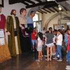 Els alumnes del col·legi Sant Roc han pogut conèixer els gegants de la comarca.