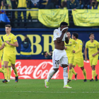 Vinicius se lamenta tras el segundo gol del Villarreal.