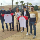 José Alfonso Siegrist, segundo por la izquierda, junto a otros miembros del nuevo club.