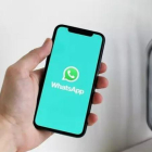 Interfície d'inici de WhatsApp en un iPhone