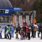 Esquidores ayer en las pistas de Espot, en el Pallars Sobirà.