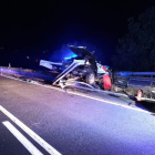 Accident a Chantada (Lugo) provocat per un senglar amb dos joves de 18 anys morts.