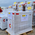 España envía ocho toneladas de material sanitario para los ucranianos