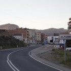 La carretera N-230 a su paso por Alfarràs.