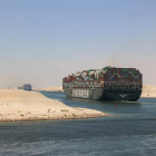 Imagen de archivo del canal de Suez.