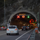 La boca nord del túnel de Tresponts a la C-14.