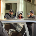 Un detingut al carrer Nord de Lleida en l'operació de la Guàrdia Civil contra el tràfic de persones.