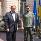 Guterres visitó ayer nuevamente a Zelenski en Kiev.