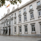Vista de la fachada del Tribunal Supremo, en Madrid. 