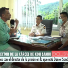 La entrevista al director de la cárcel.