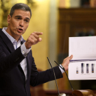 Pedro Sánchez compara l’alça dels preus energètics respecte a Espanya amb altres països europeus.