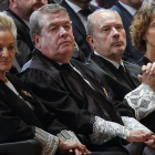 Els nous magistrats del TC, María Luisa Segoviano, César Tolosa, Juan Carlos Campo i Laura Díez.