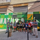 La seu d'Ipcena estrena un mural sobre la biodiversitat