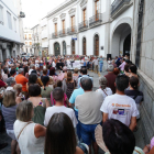 Concentración por el crimen de una mujer en Córdoba el martes.