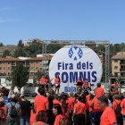 El parque de la Transsegre acogió varias actuaciones tras la caminata. 