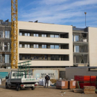 Una construcció de pisos a Lleida.