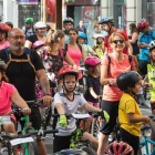 Imagen de archivo de la pedalada popular de Lleida.