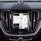 L'app utilitza gran part de la pantalla central i la interfície d'usuari de Volvo, amb què el conductor ja està totalment familiaritzat.