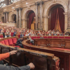 Imatge d'arxiu d'un ple del Parlament de Catalunya.
