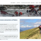 Una captura del web de Turisme del Pallars Sobirà.