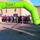 Los participantes en el punto de inicio de la carrera.