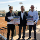 De izquierda a derecha, Ramon Melé, José Luis Solans y Joaquim Puyuelo, ayer durante la presentación.