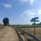 Uno de los caminos que se han mejorado en Menàrguens. 