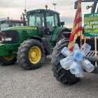 La tractorada a Lleida per exigir responsabilitats i ajuts ja per la sequera al govern central el passat mes de maig.