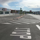 Imagen del nuevo tramo de la avenida de Cervera. 