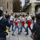 Ball de bastons a la plaça Sant Joan de Lleida