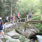 Excursionistas en el Parc Nacional d’Aigüestortes.