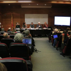 Sesión del Consejo Escolar de Catalunya, donde se ha presentado un informe sobre las tardes de septiembre.