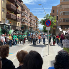 La concentración que se celebró ayer en Vic.