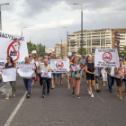 Una protesta contra el pla del futur polígon Torreblanca.