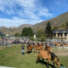 Exposición sobre el caballo pirenaico catalán en Esterri.