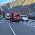El accidente se ha producido a la altura del número 56 de la avenida Salou de Andorra.