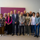 Jaume Puy anunció ayer los resultados de la votación junto a su equipo.