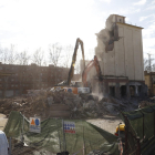 La mayor parte del antiguo silo de Pardinyes, ya derribada