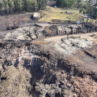 Una zona devastada pel foc a Hawaii.