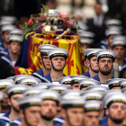 Un moment del funeral d'Elisabet II.