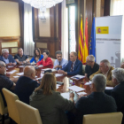 La reunió amb el secretari general d’Agricultura, Fernando Miranda, a la subdelegació de Lleida.