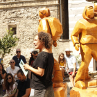 Durante el acto se descubrió una escultura en honor a los tres montañeros fallecidos.