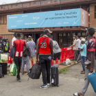 El pavelló 3 el 12 de juny, quan va obrir com a centre d’atenció.