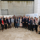 Presentación ayer de la XVII edición del Internacional Wine Business Meetings en la Finca Prats. 