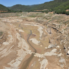 El pantano de Rialb, en la foto, se encuentra en la actualidad a 6,21% de su capacidad total. 