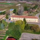 Vista aèria de l’Escola Agrària d’Alfarràs.