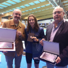 Jordi Ticó, Emma Carrasco i Jordi Cadens, premiats per la RFEN.