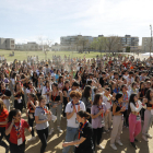 Los jóvenes pasaron la mañana de ayer disfrutando en el campus de Cappont de la UdL.